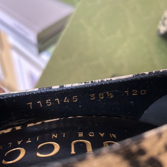 Gucci Python Nappa Calf leather size 38.5(8.5) - Picture 8 of 10